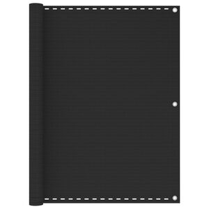 vidaXL Parawan balkonowy, antracytowy, 120x300 cm, HDPE