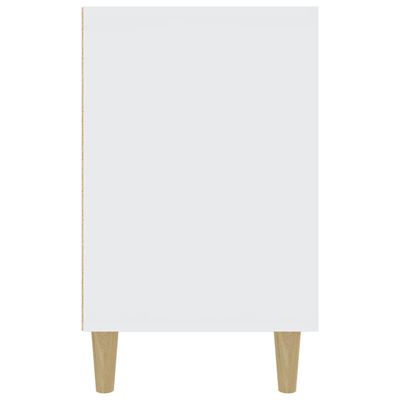 vidaXL Komoda, biała, 100x36x60 cm, materiał drewnopochodny