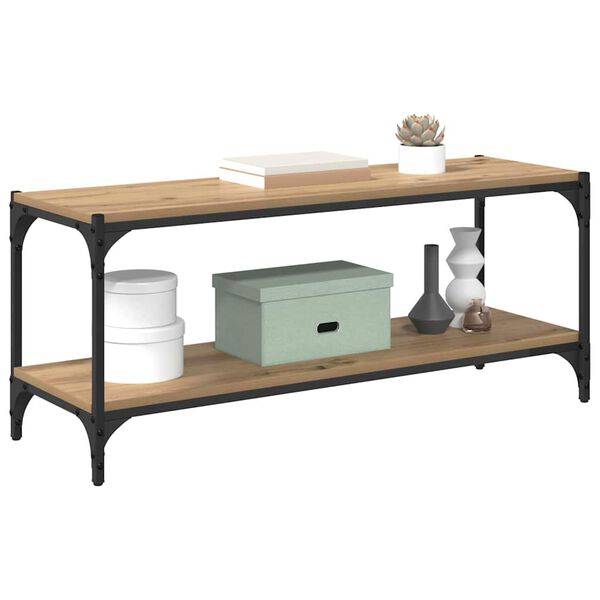 vidaXL Szafka pod telewizor Dąb rzemieślniczy 100x33x41cm