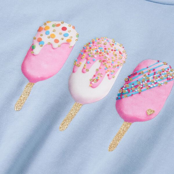 Koszulka dziecięca, niebieska, 128