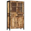 vidaXL Kredens, 100x40x175 cm, surowe drewno mango