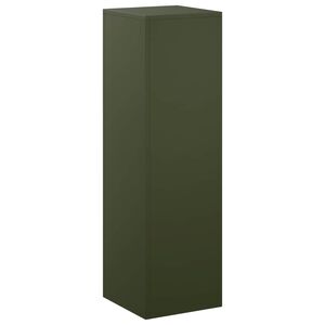 vidaXL Stojak na rośliny Oliwkowy zielony 30 x 30 x 100 cm