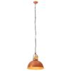 vidaXL Wisząca lampa industrialna, kolor miedzi, okrągła, 32 cm, E27