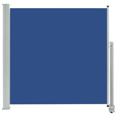 vidaXL Wysuwana markiza boczna na taras, 160 x 300 cm, niebieska