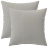vidaXL Poszewka na poduszkę 2 pcs HEERLEN Szary 40 x 40 cm Poliester