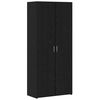 vidaXL Highboard Czarny Dąb 80 x 42 x 185 cm