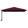 vidaXL Parasolka ogrodowa Bordeaux Czerwony 248,5 x 247,5 x 160 cm