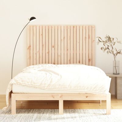 vidaXL Wezgłowie łóżka, 140x3x110 cm, lite drewno sosnowe