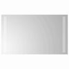 vidaXL Lustro łazienkowe LED przezroczysty 60 x 30 cm szkło hartowane