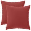 vidaXL Poszewka na poduszkę 2 pcs HEERLEN Czerwone wino 30 x 30 cm