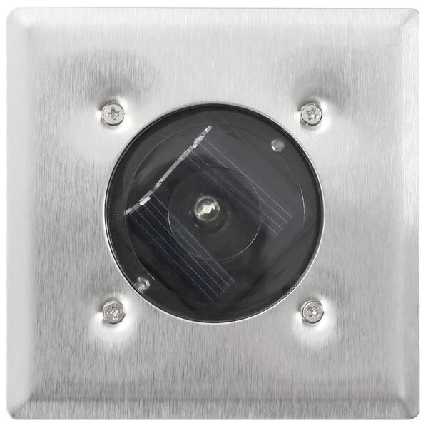 vidaXL Solarne lampy najazdowe, 6 szt., kwadratowe