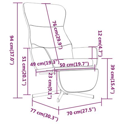 vidaXL Fotel wypoczynkowy z podnóżkiem, jasnozielony, obity aksamitem