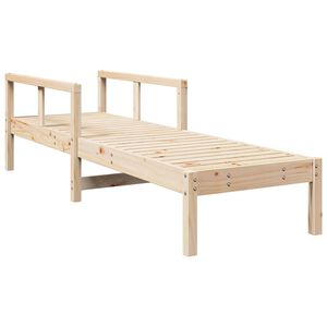 vidaXL Leżak, 199,5x62x55 cm, drewno sosnowe