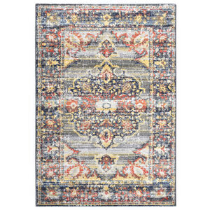 vidaXL Dywan, niebieski, 160 x 230 cm, PP