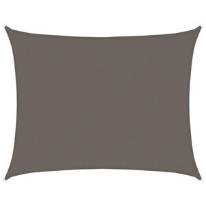 vidaXL Żagiel przeciwsłoneczny, 160 g/m&sup2;, antracytowy, 6x8 m, HDPE