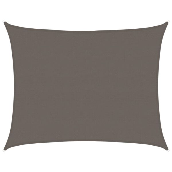 vidaXL Żagiel przeciwsłoneczny, 160 g/m&sup2;, antracytowy, 6x8 m, HDPE
