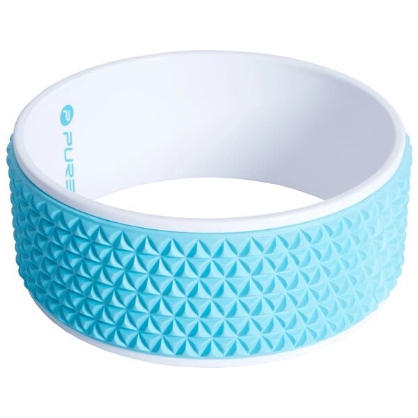 Pure2Improve Koło do jogi, 34 cm, niebiesko-białe