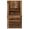vidaXL Highboard Stare drewno 80 x 33 x 150 cm Materiał drewnopochodny