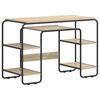 vidaXL Biurko z przechowalnią dąb Sonoma 113.5 x 52 x 75.5 cm