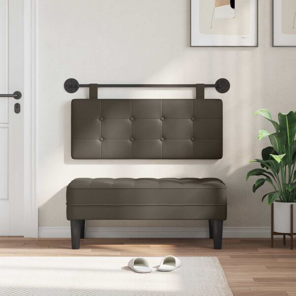 vidaXL Wisząca Głowa Montowane na ścianie Sk&oacute;ra ekologiczna