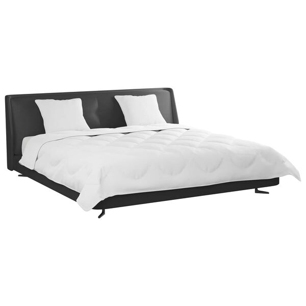 vidaXL Zestaw kołder z poduszką 3 pcs Biały Mikrofibra i Puch