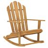 vidaXL Krzesło bujane Adirondack, lite drewno tekowe