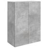vidaXL Szafka ścienna Betonowy szary 66 x 34,5 x 90 cm