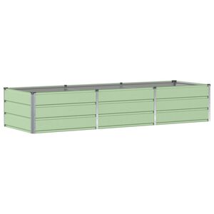 vidaXL Donica Zielony 240 x 80 x 45 cm Stal