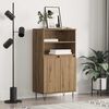 vidaXL Highboard Brązowy 60 x 36 x 110 cm Materiał drewnopochodny