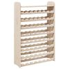 vidaXL Stojak na wino, z g&oacute;rną p&oacute;łką, 72,5x25x111,5 cm, drewno sosnowe