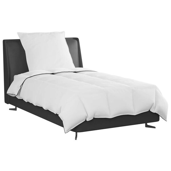 vidaXL Zimowa Kołdra z poduszką 2 pcs Biały Pi&oacute;ra down