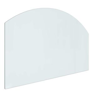 vidaXL Szklana płyta kominkowa przezroczysty 80 x 50 cm Szkło