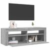vidaXL Szafka pod TV z LED, szary dąb sonoma, 120x35x40 cm