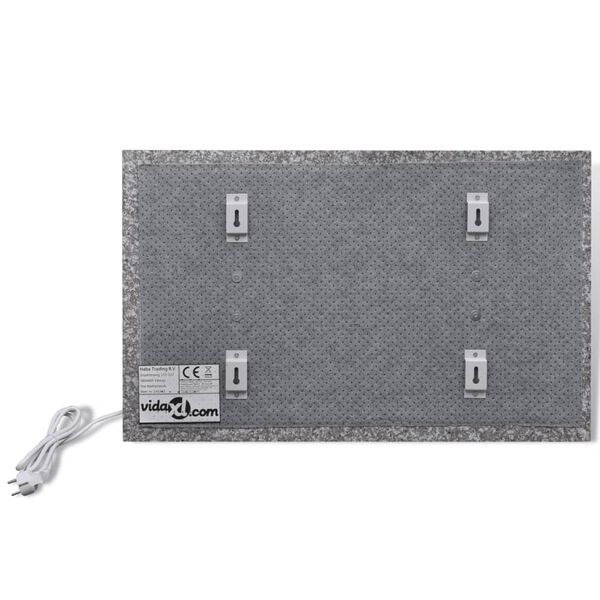 Szary granitowy grzejnik na podczerwień 400 W 80 x 50 x 2,5 cm