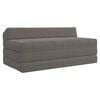 vidaXL Składana Sofa Ł&oacute;żko jasnoszary 120 x 60 x 49 cm tkanina