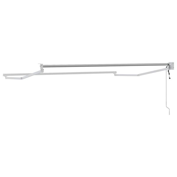 vidaXL Elektryczna rama markizy składanej Biały 2,5 x 2 m Aluminium