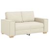 vidaXL Sofa 2 pcs Beżowy 220 x 80 x 84 cm Tkanina lniana