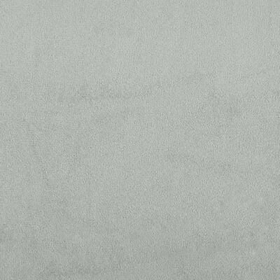 vidaXL Sofa rozkładana L, jasnoszara, 271x140x70 cm, aksamit