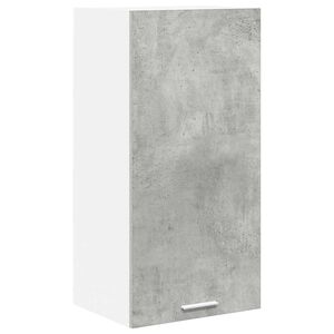 vidaXL Szafka wisząca Betonowa szarość i biel 40 x 31 x 80 cm