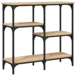 vidaXL Stolik konsolowy Sonoma Oak 80x29x75 cm Drewno konstrukcyjne
