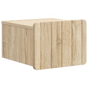vidaXL Wisząca Szafka Nocna z szufladą dąb Sonoma 33 x 34,5 x 24 cm