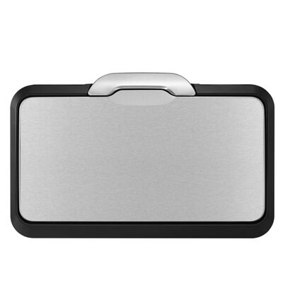 EKO Kosz na śmieci Touch Bar Pro, 2x20 L, matowy, srebrny