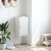 vidaXL Szafka, biała, 36x39x107 cm, stal