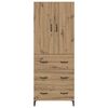 vidaXL Highboard z szufladą Dąb rzemieślniczy 69,5 x 34 x 180 cm