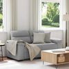 vidaXL Sofa 2-osobowa Cloud Grey 120 cm Tkanina