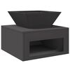 vidaXL Kominek Czarny 50 x 50 x 40 cm Stal