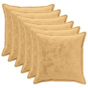 vidaXL Poszewka na poduszkę 6 pcs HOUTEN Ciemnoszary 70 x 70 cm