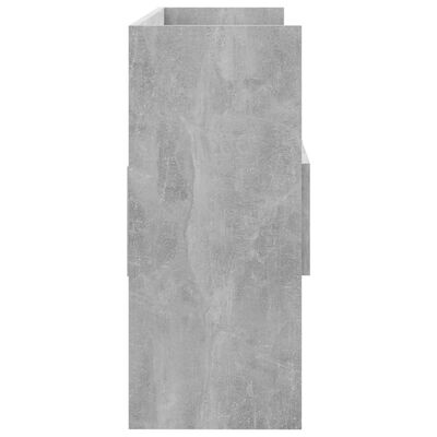 vidaXL Szafka, szarość betonu, 105x30x70 cm, płyta wiórowa