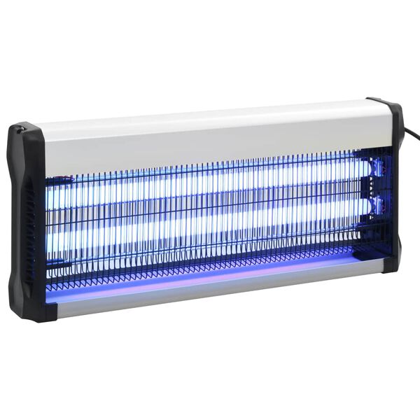 vidaXL Pułapka na owady, czarna, aluminiowa, ABS, 40 W