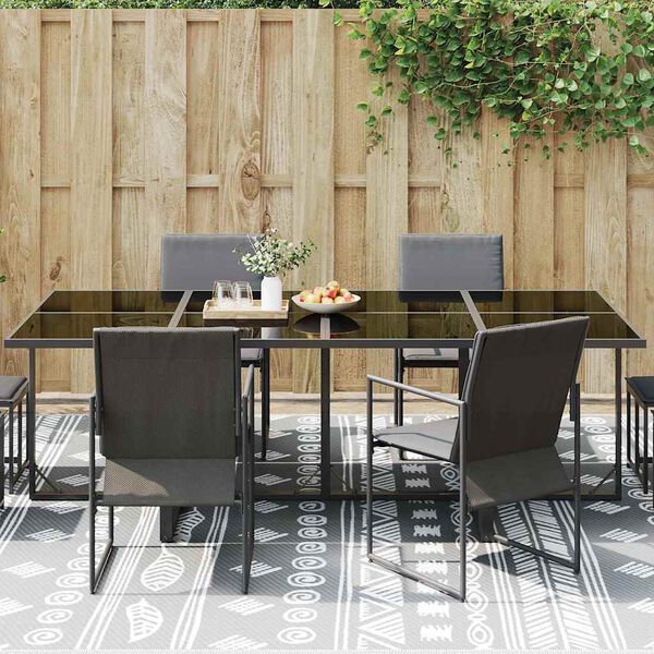 vidaXL Dywan zewnętrzny ARAKIL Szary 300 x 400 cm PP